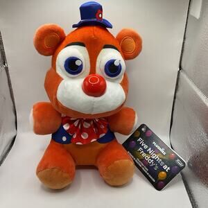 NEW NWT Funko Five Nights At Freddy's Clown Bear Plushy Read